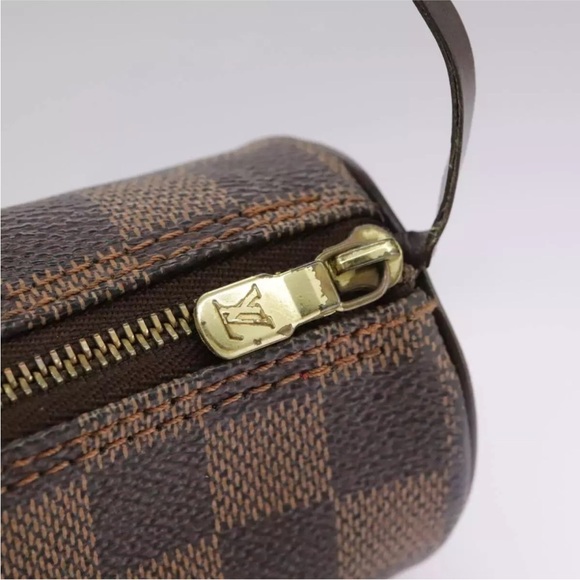 AUTHENTIC Louis Vuitton Damier Ebene Papillion Pouch - Picture 2 of 16